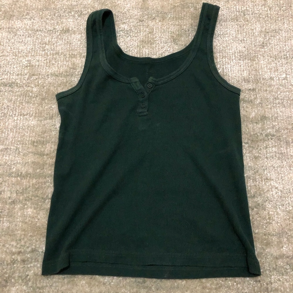 Green tank top